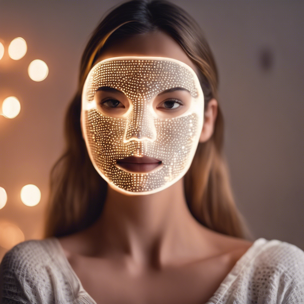 Clear skin with blue light