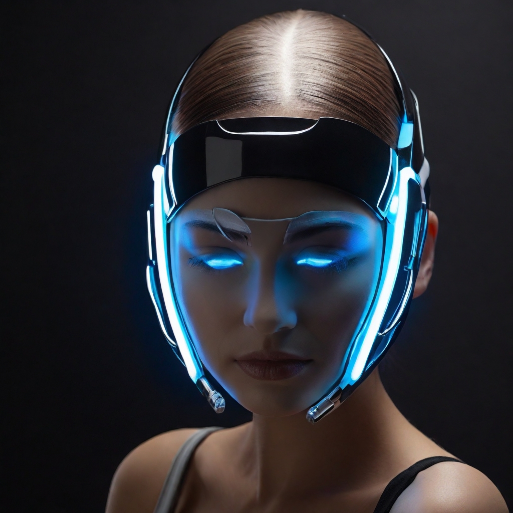 LED mask disrupting sleep